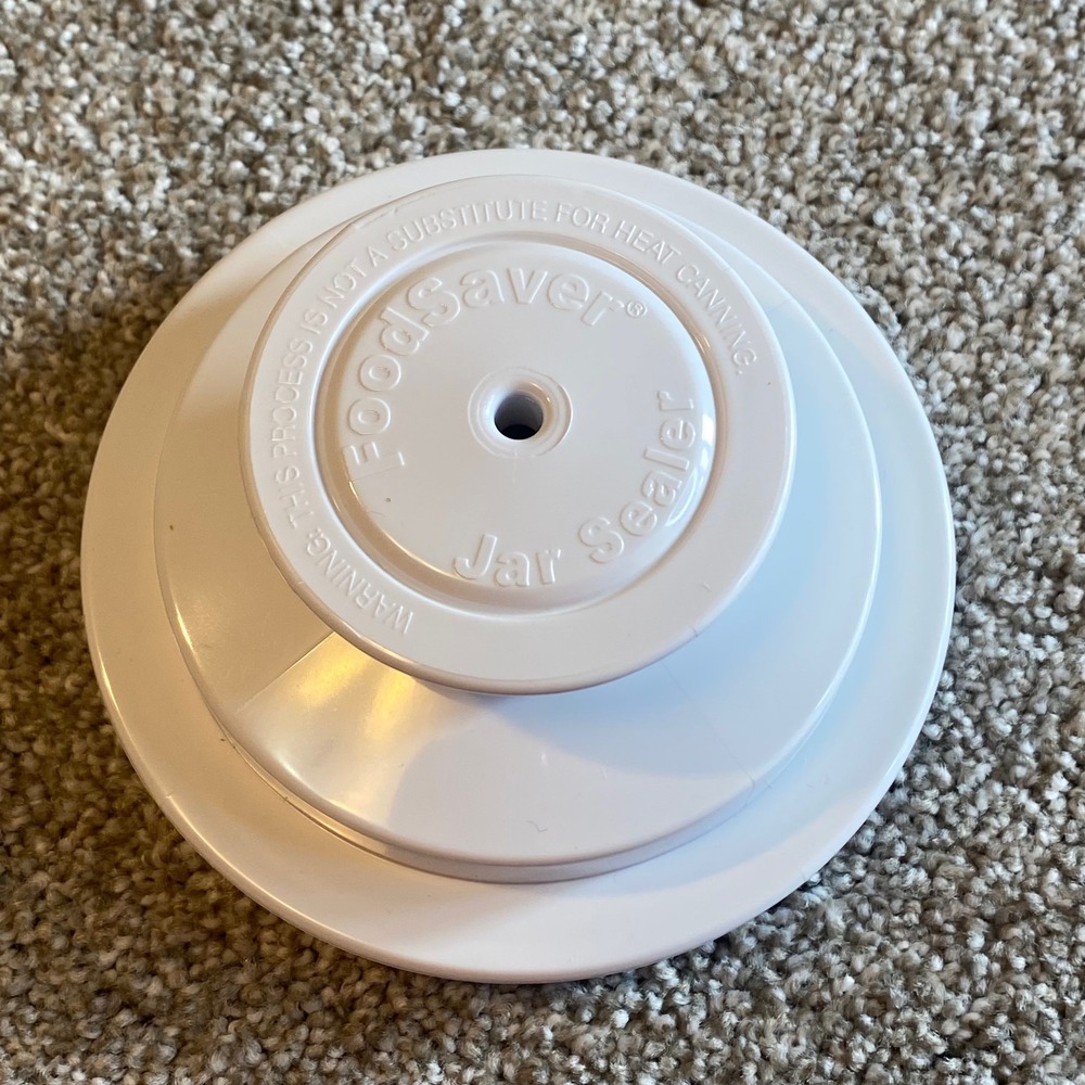 FoodSaver Jar Sealer White Vacuum‎ Sealing Accessory for Mason Jars